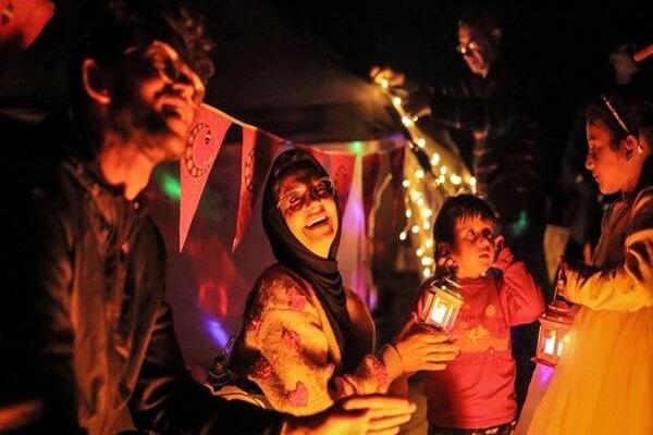 استقبال آوارگان فلسطینی از ماه رمضان + عکس