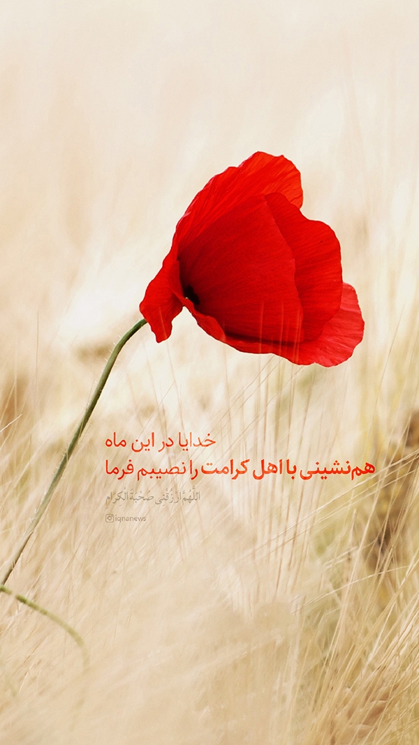 هم‌نشینی با اهل کرامت نصیبم کن