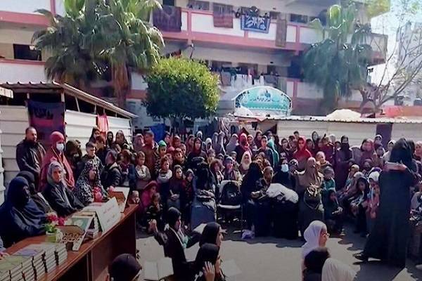 فعالیت قرآنی کودکان آواره فلسطینی در رفح+ فیلم