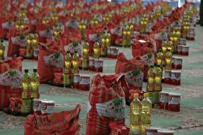 ۷۵ بسته معیشتی بین دانش‌آموزان دهدشتی توزیع شد