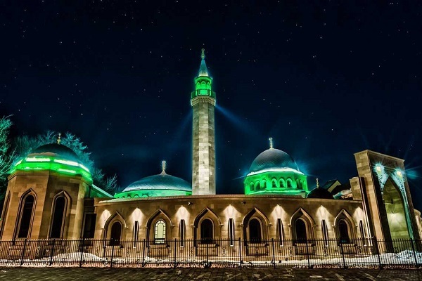 نگاهی به بزرگترین و تنها مسجد پایتخت اوکراین + فیلم