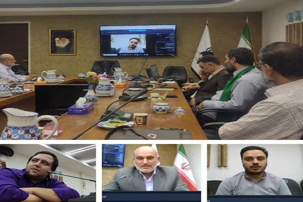 جلسه دور سخنی (وبیناری) مدیران مؤسسات فرهنگی قرآن و عترت استان یزد عضو سامانه حمد