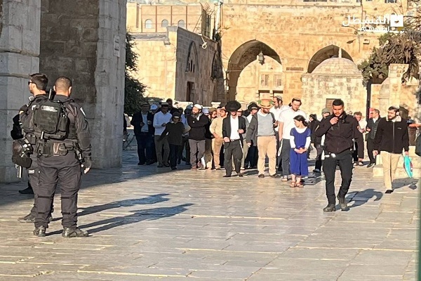 یورش صهیونیست‌ها به مسجد الاقصی