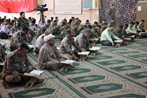 فیلم | محفل انس با قرآن در پدافند هوایی سمنان