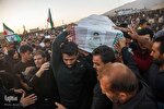 عکس | تشییع پیکر شهید «محمد قنبری» در صیدون