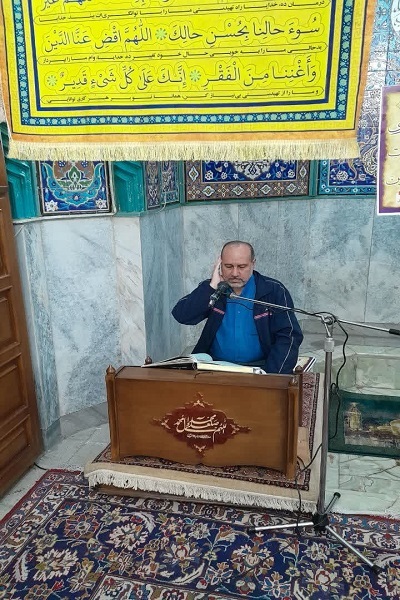 برگزاری جلسه آموزش قرآن «حسین افشاری»
