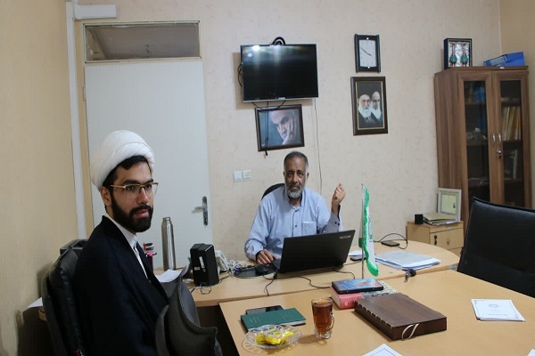 محمد انجم شعاع و حجت‌الاسلام رضوانی