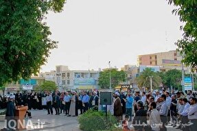 تجمع اعتراضی جامعه قرآنی بوشهر برگزار شد + عکس