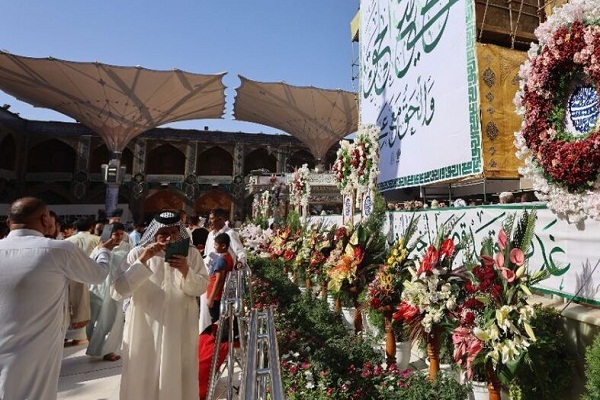 خیل عظیم زائران در نجف اشرف در عید غدیر خم + عکس 