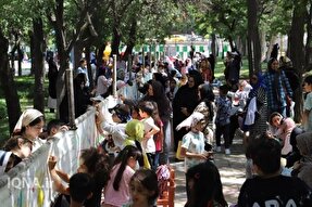 غدیر در نقاشی کودکان اردبیلی ترسیم شد + فیلم