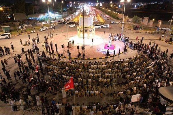 نصب بنای یادبود قرآنی در نجف + فیلم