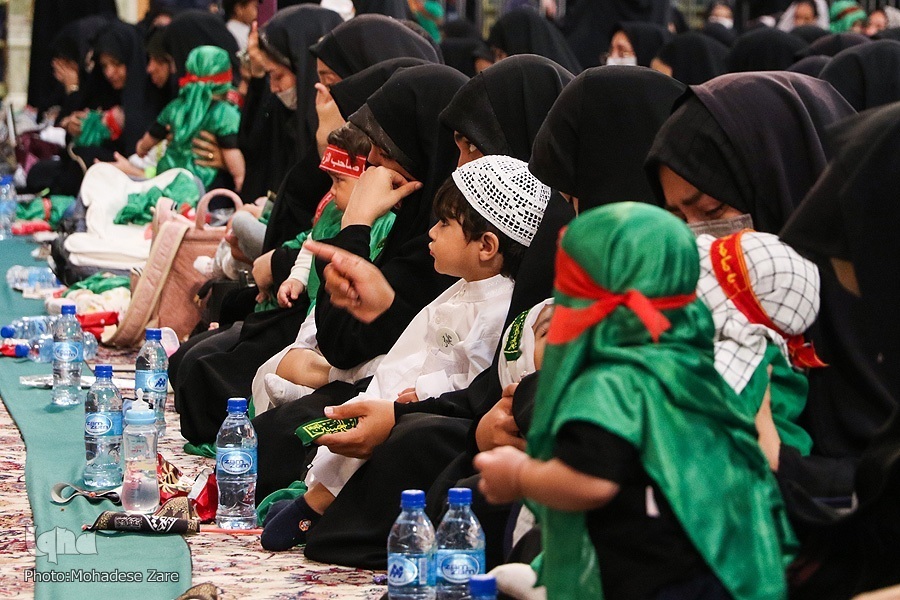 همدردی میلیون‌های مادر و کودک عاشق با مادر شیرخواره کربلا