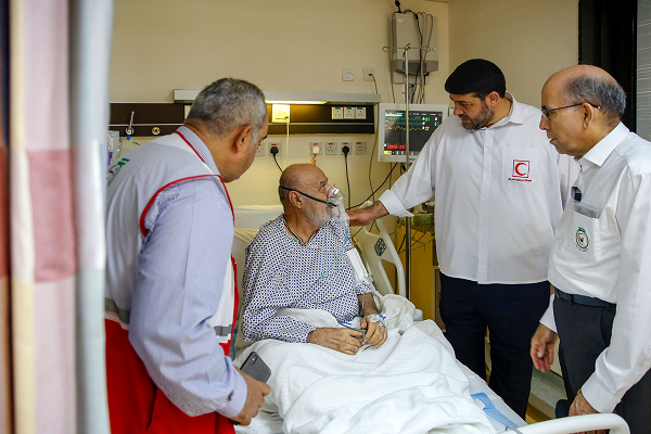 حجاج بیمار پس از اعمال حج به کشور بازگردانده می‌شوند