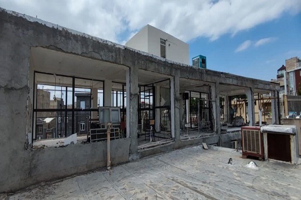 بازسازی مهدقرآن خوی از زلزله