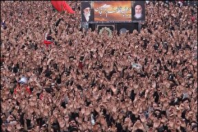 حرکت دسته عزاداری حسینیه اعظم زنجان آغاز شد