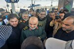 فرمانده کل سپاه پاسداران از مرز چذابه بازدید کرد