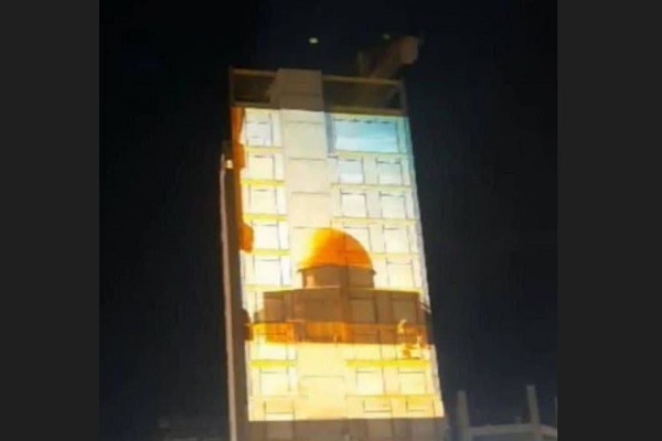 نمایش تصویر مسجدالاقصی در شهر کربلا/خانم بصیری