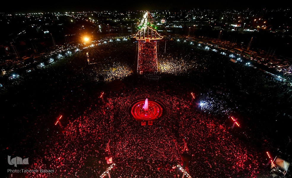 زائران اربعین از «محرم‌شهر» راهی کربلا شدند