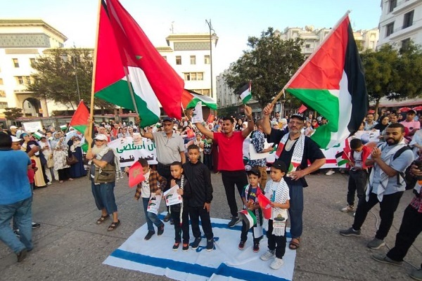 تداوم راهپیمایی‌ها از رام‌الله تا نیویورک در حمایت از فلسطین + فیلم