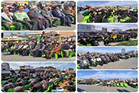 عکس | اجتماع ضد صهیونیستی دانشجویان مازندران در بابلسر