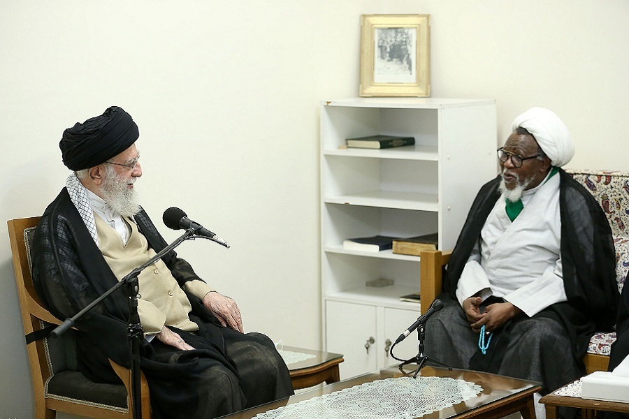 دیدار شیخ ابراهیم زکزاکی با رهبر انقلاب