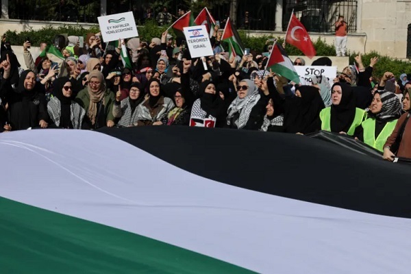 برپایی تظاهرات گسترده در سراسر جهان در حمایت از مردم فلسطین+عکس