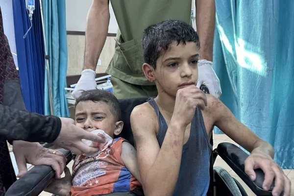 وضعیت کودکان در بیمارستان غزه