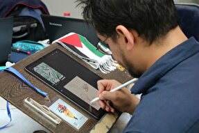 عکس | رویداد منطقه‌ای تولید پوستر «فتح المبین» در کرمان