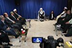 دیدار جمعی از مدیران استان همدان با آیت‌الله «نوری همدانی»
