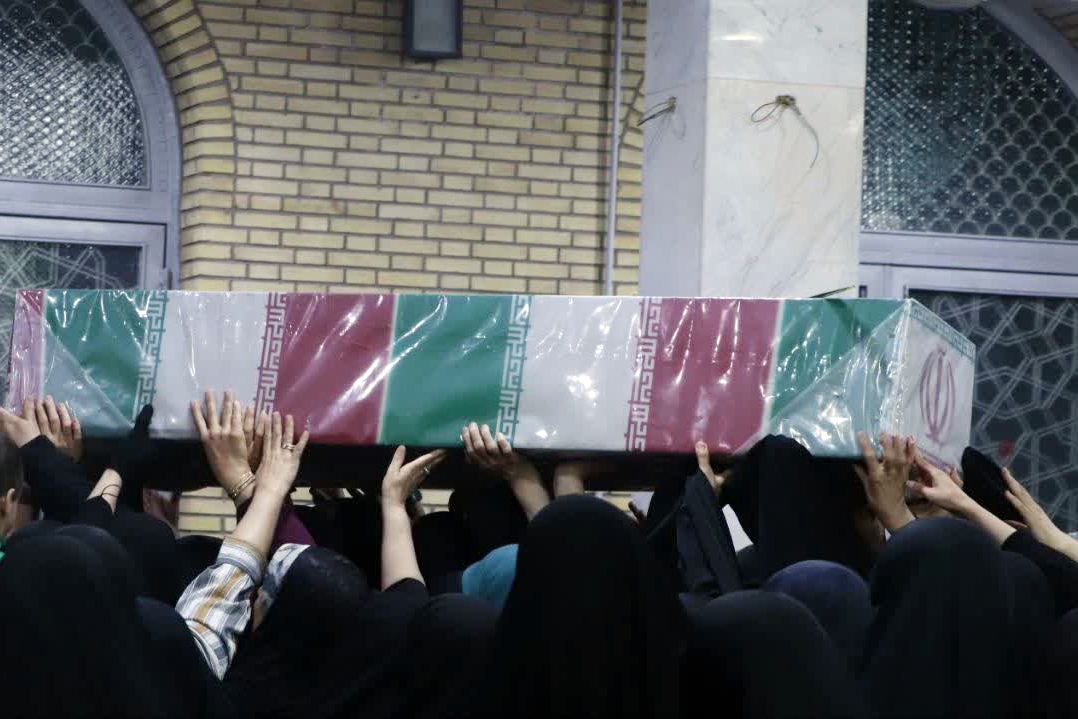 تشییع شهید گمنام منطقه 14 تهران