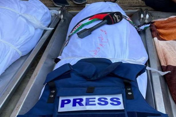 پیکر خبرنگار شهید محمد ابوحطب