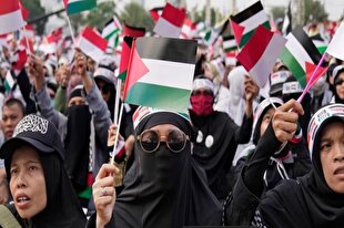 تحریم محصولات صهیونیستی توسط مردم اندونزی