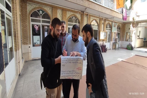 طلاب المصطفی به منظور کمک به مردم غزه طومار امضا کردند طلاب المصطفی به منظور کمک به مردم غزه طومار امضا کردند