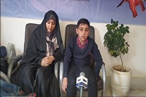 فیلم | تلاوت نوجوان حافظ قرآن سنندجی از سوره «ضحی»