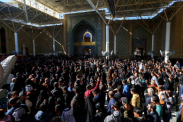 برگزاری مراسم سالروز شهادت حضرت فاطمه زهرا (س) در کربلا + تصاویر