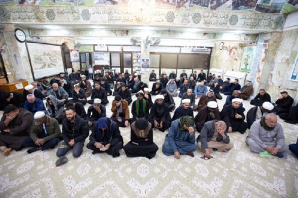 برگزاری مراسم عزاداری حضرت فاطمه (س) توسط آستان مقدس حسینی + عکس