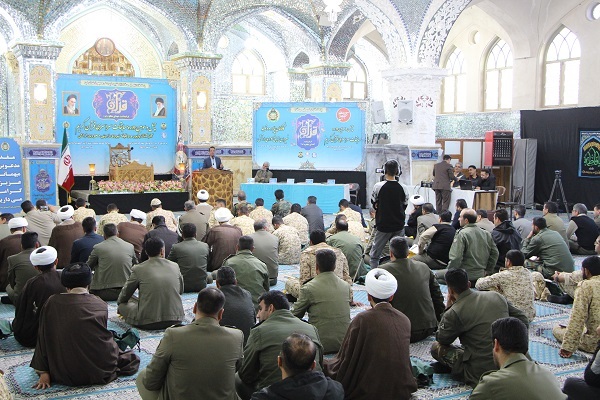 آیین اختتامیه مرحله سراسری چهل و سومین دوره مسابقات قرآن کارکنان پایور و وظیفه نزاجا