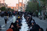 عکس | سفره افطاری «از حسینیه تا حسینیه» در یزد