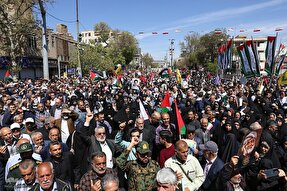 فیلم | راهپیمایی روز قدس در قزوین