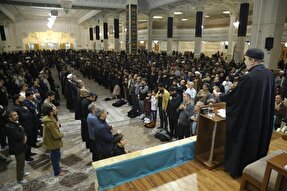 عکس | عزاداری زائران حرم بانوی کرامت در شب شهادت امام هادی(ع)