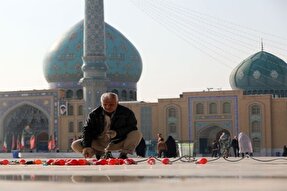 عکس | آماده‌سازی مسجد جمکران در آستانه اعیاد شعبانیه