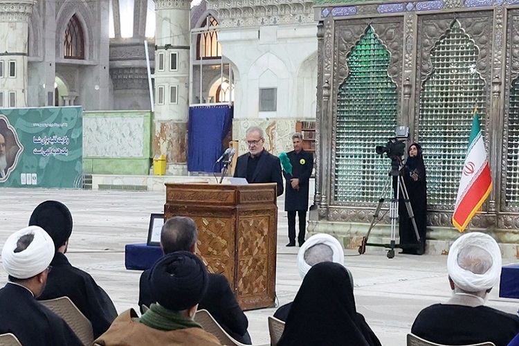 مسعود پزشکیان در مراسم تجدید میثاق هیئت دولت با آرمان‌های امام(ره)