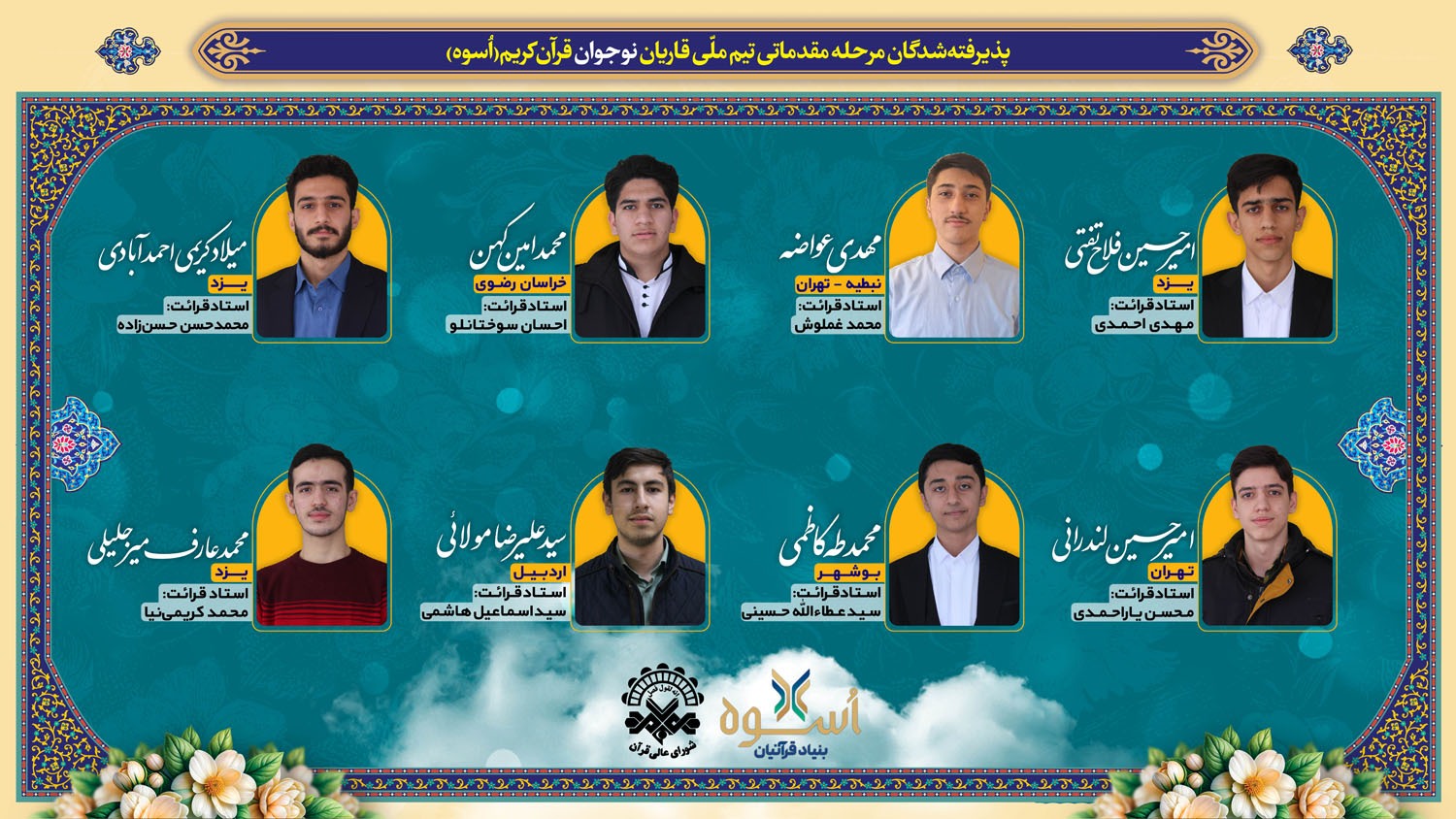 اعلام اسامی پذیرفته‌شدگان مرحله مقدماتی تیم ملی قاریان نونهال و نوجوان