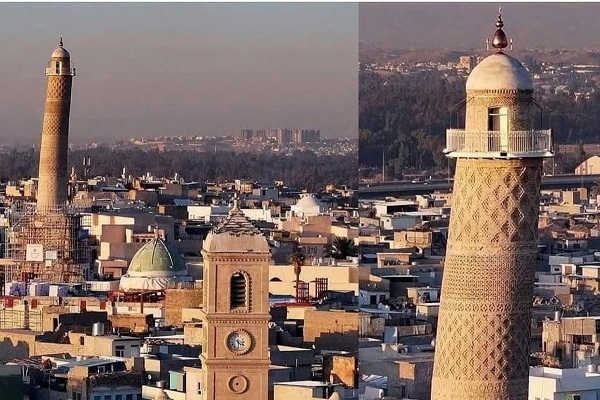 افتتاح رسمی مناره «الحدباء» در موصل پس از بازسازی کامل