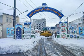 اعزام کاروان خدمت‌رسانی بسیج‌سازندگی آذربایجان‌غربی برای تسهیل تردد در مناطق برفی