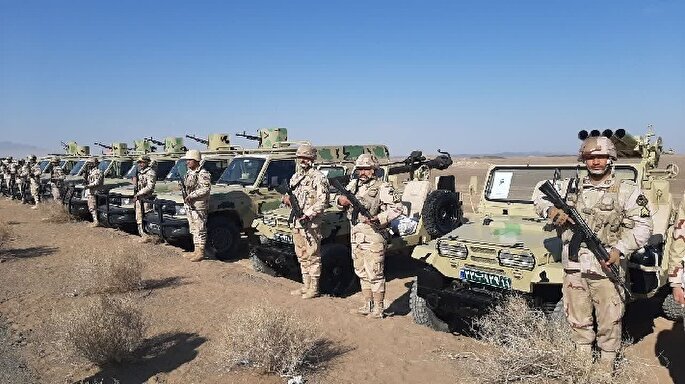 فیلم | رزمایش پاکسازی کویر «نصرالله ۲» در طبس