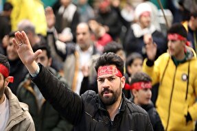 عکس | تجدید عهد جوانان عاشورایی با امام زمان(عج) در میعادگاه منتظران