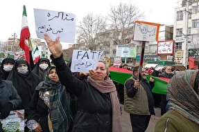 عکس | راهپیمایی یوم‌الله ۲۲ بهمن در کرمانشاه