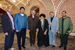 دیدار معاون وزیر فرهنگ و ارشاد اسلامی با پدر شهید آیت‌الله آل‌هاشم