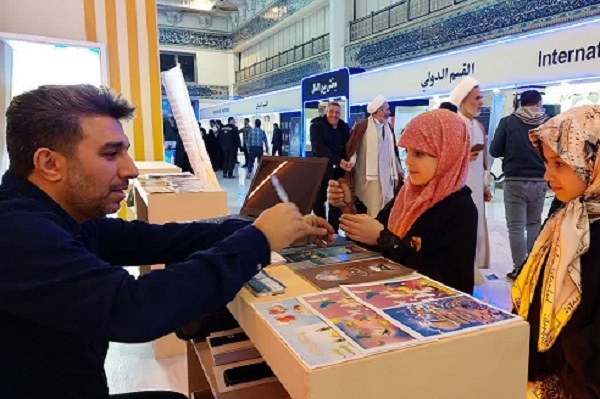 عرضه تولیدات قرآنی آستان حضرت عبدالعظیم(ع) در نمایشگاه قرآن + عکس